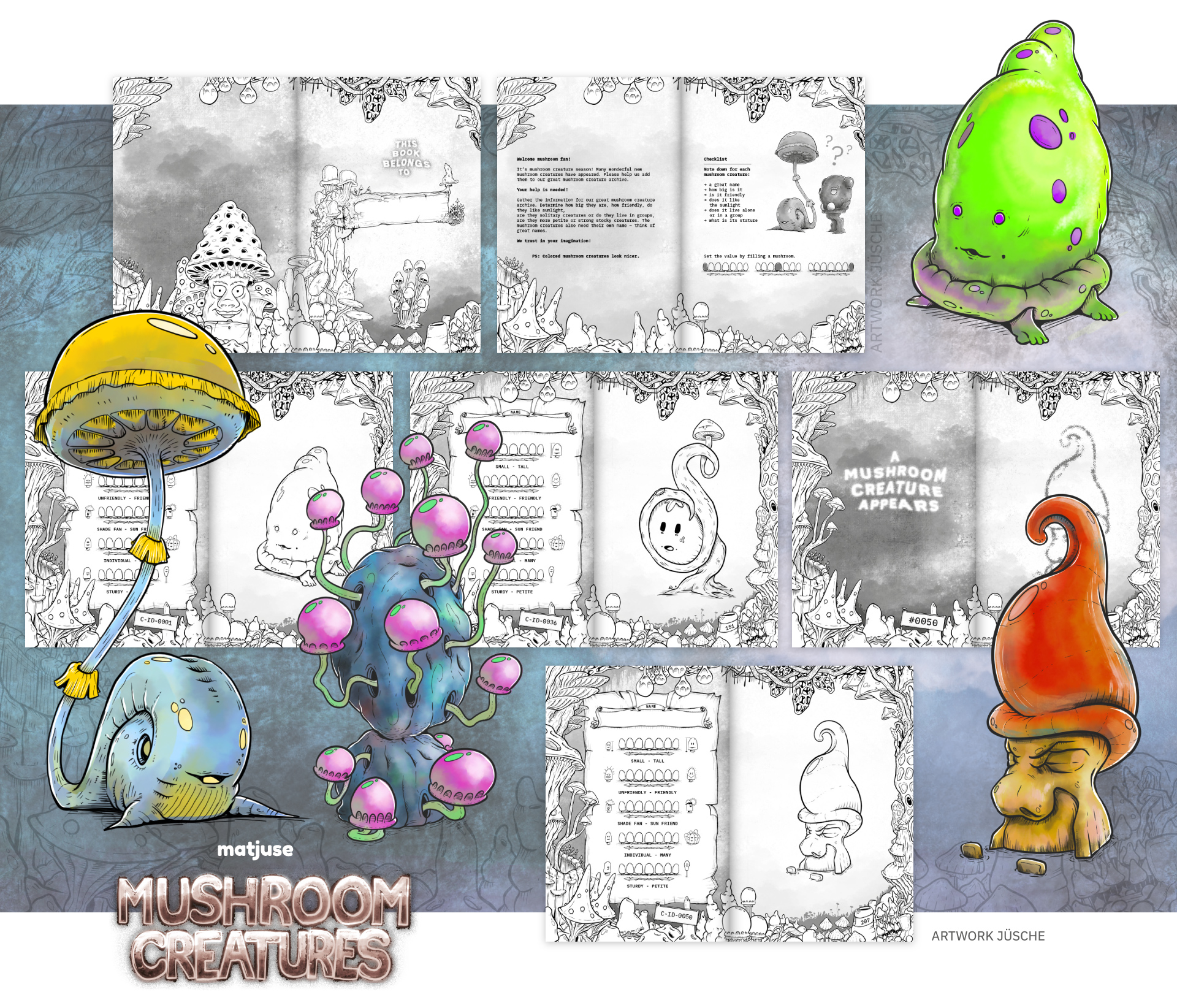 Content matjuse – Mushroom Creatures