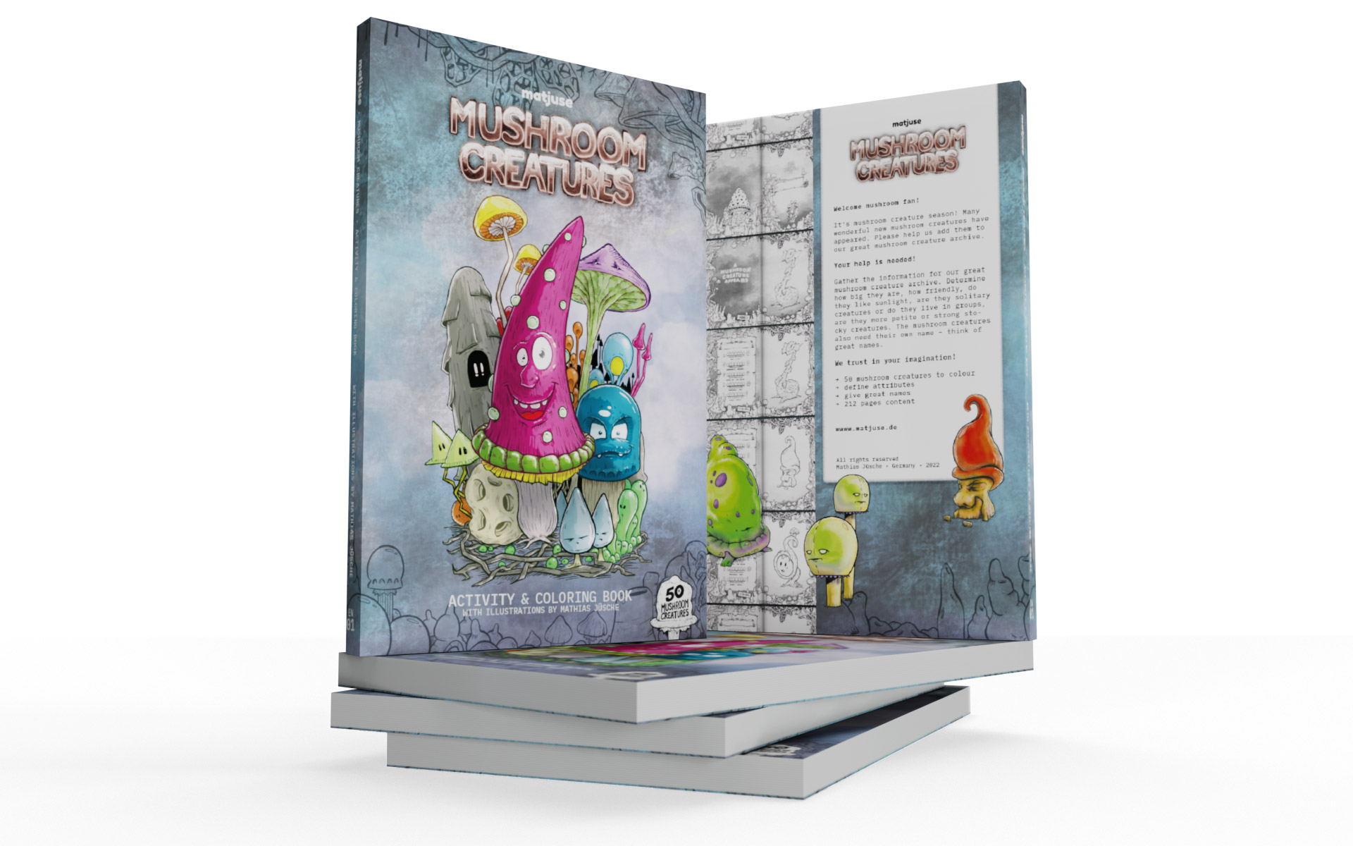 Cover matjuse – Mushroom Creatures