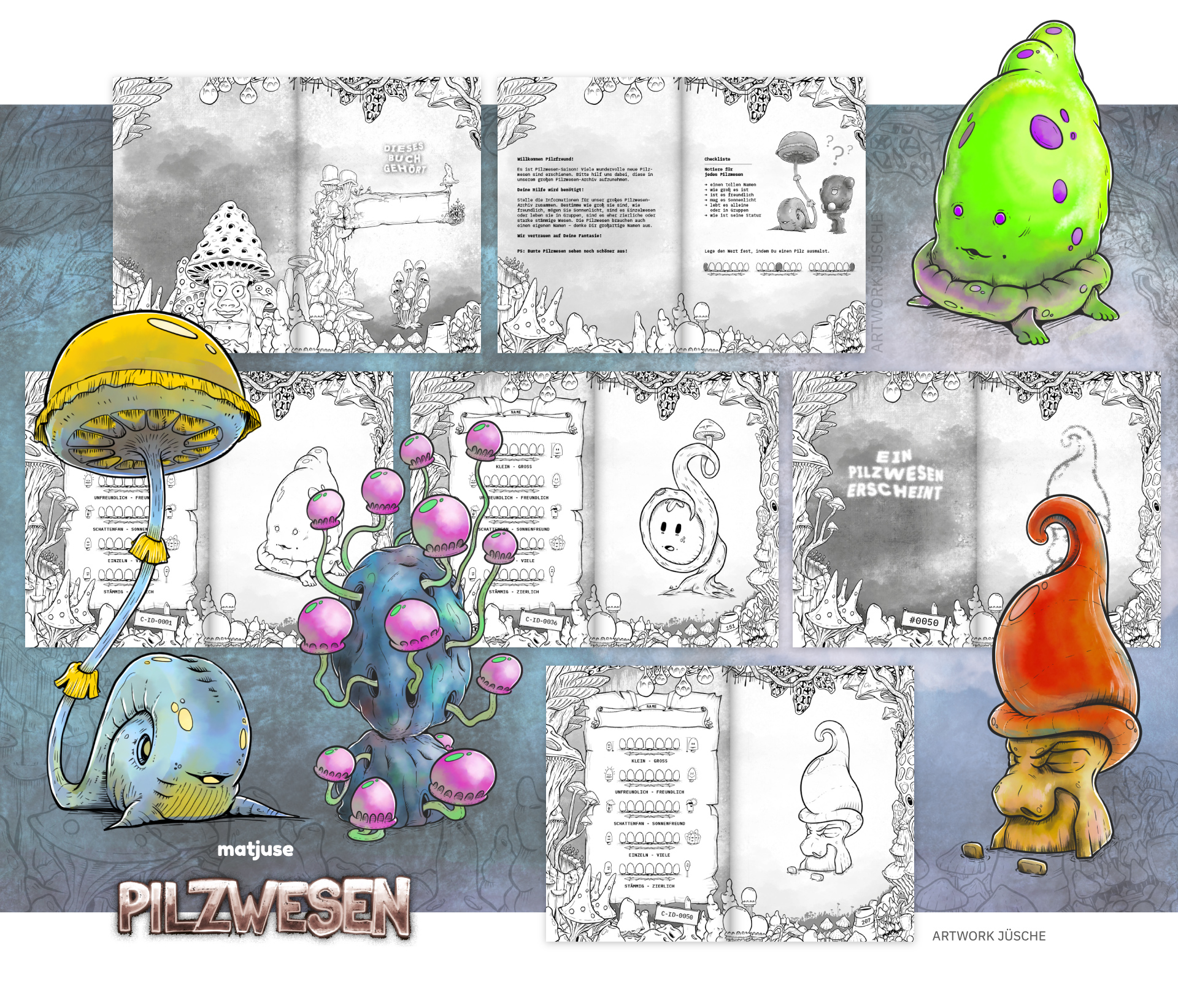 Inhalt Content matjuse – Mushroom Creatures